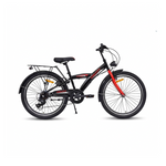 Chanty 24" Børnecykel – Dreng – Sort/Rød – 7 Gear & V-Bremser