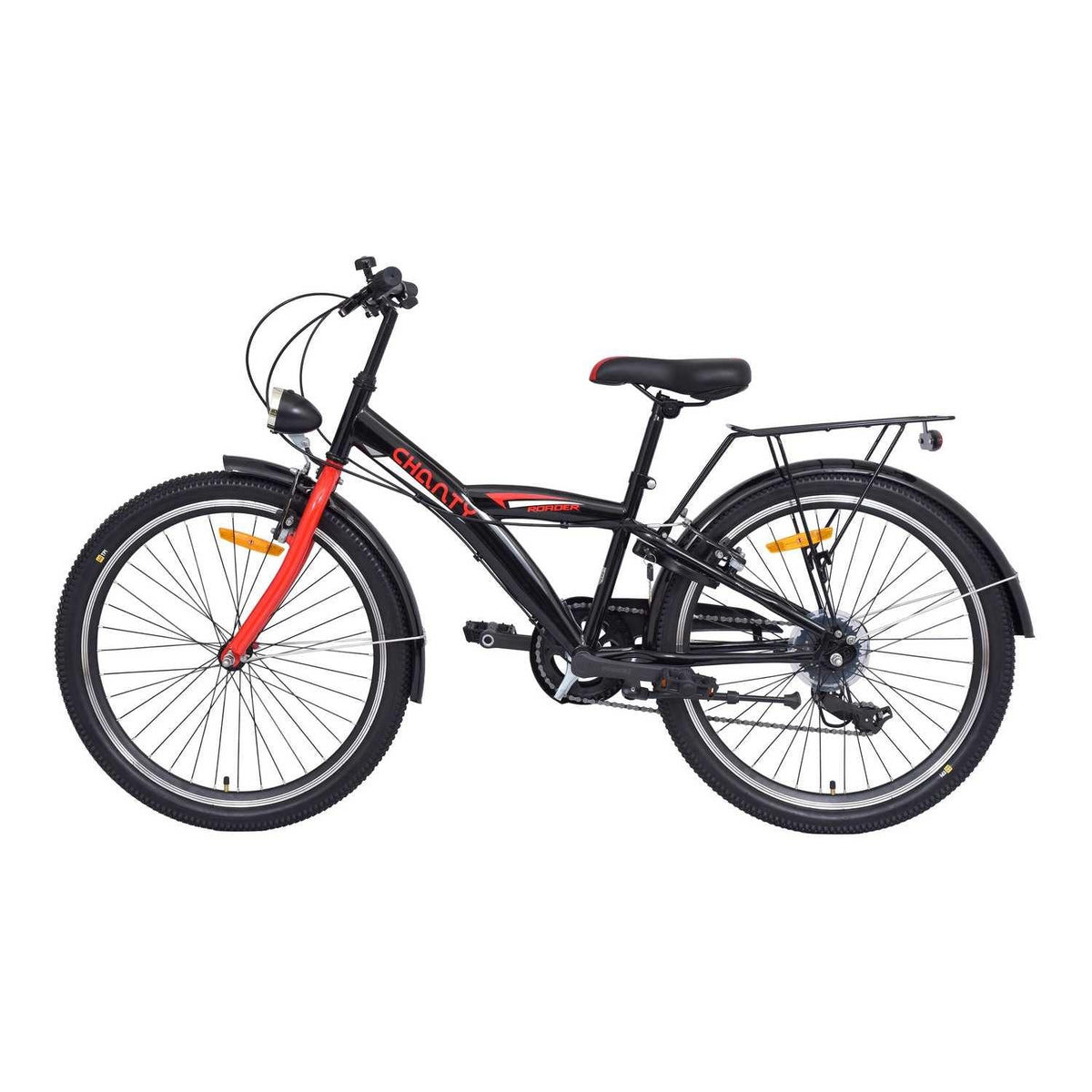 Chanty 24" Børnecykel – Dreng – Sort/Rød – 7 Gear & V - Bremser - BørnecyklerneChantyBørnecyklerne24 - 014/2Chanty 24" Børnecykel – Dreng – Sort/Rød – 7 Gear & V - Bremser