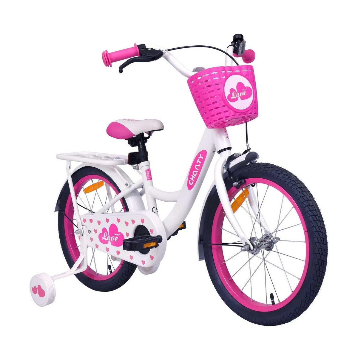 CHANTY Love 18" Pink Børnecykel | Piger | - BørnecyklerneChantyBørnecyklerne18 - 016CHANTY Love 18" Pink Børnecykel | Piger |
