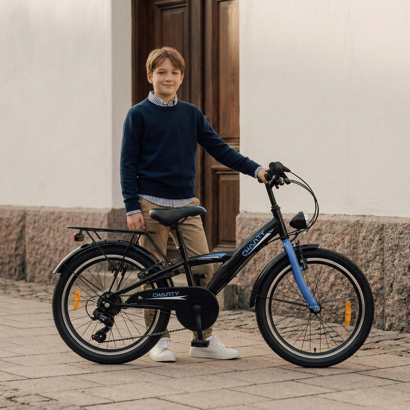 CHANTY Roader 20" Sort Drengecykel | 7 Gear
