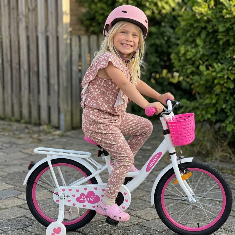 CHANTY Love 18" Pink Børnecykel | Piger |