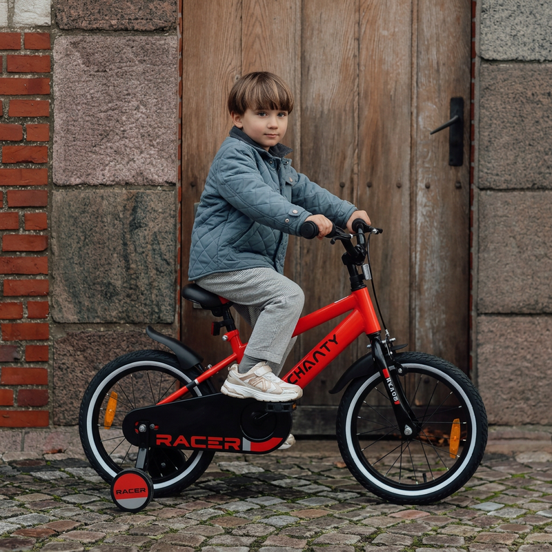 CHANTY Racer 16" Rød Drengecykel | 4-6 År |