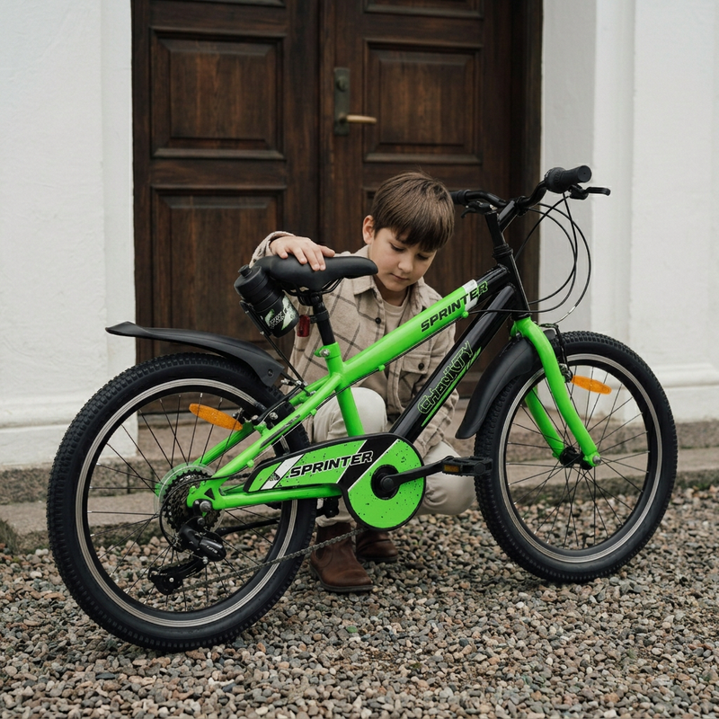CHANTY Sprinter 20" Grøn Drengecykel | 7 Gear |