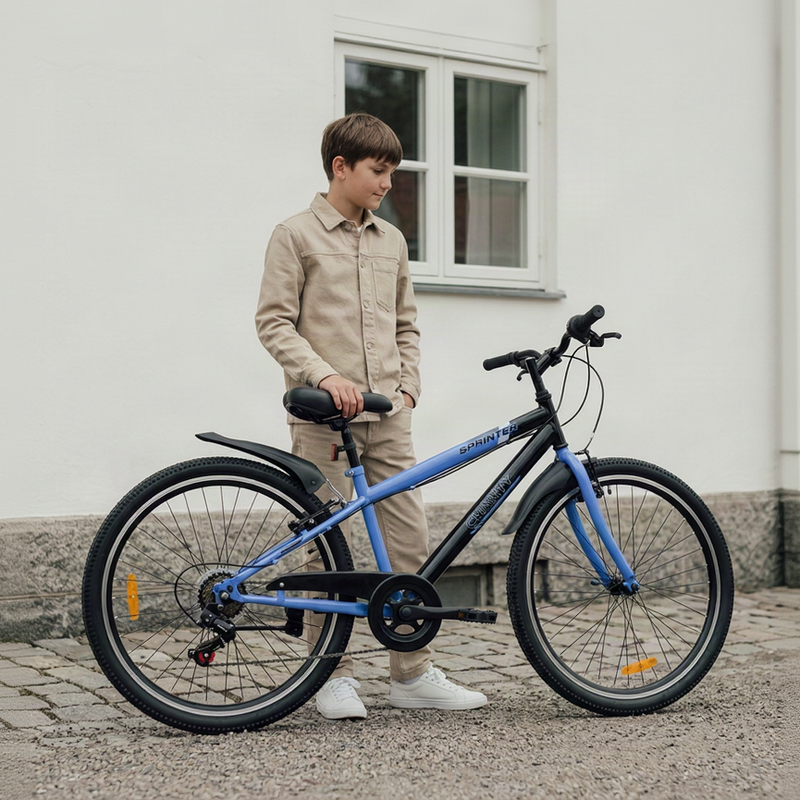 CHANTY Sprinter 26" Blå Drengecykel | 7 Gear |