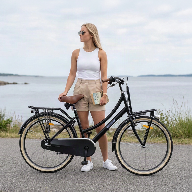 Chanty børnecykel – City – 26 Black