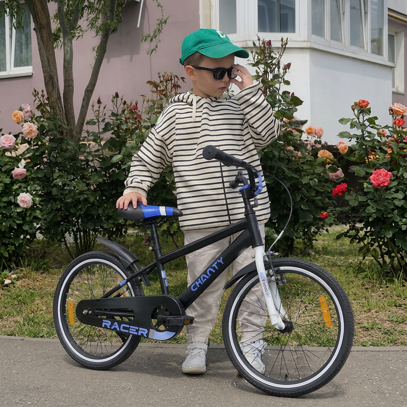 CHANTY Racer 20" Sort Drengecykel | 5-9 År |