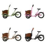 Søskendepakken - 4 børneladcykler inkl. hjelm, flaskeholder, håndtag i 2 farver og ringklokke (kopi) - BørnecyklerneChantyBørnecyklerneSortSøskendepakken - 4 børneladcykler inkl. hjelm, flaskeholder, håndtag i 2 farver og ringklokke (kopi)Sort